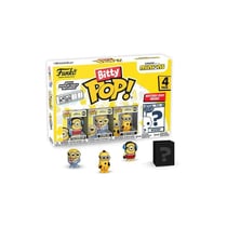 Les Minions - Pack 4 figurines Bitty POP! Roller Skating Stuart 2,5 cm