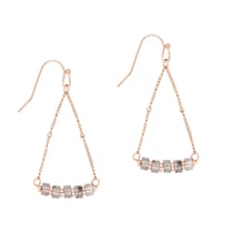 Boucles d'oreilles Piana en pierres Labradorite