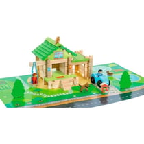Jeu de construction - Ma première maison avec voiture - JEUJURA