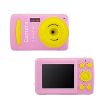 Appareil Photo Numérique Enfant 2.4' 16MP 720P Multifonction Cadeau Anniversaire Rose YONIS