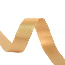 SAT DBLE FACE TEXT 8MM JAUNE DORE SAT DBLE FACE TEXT 8MM JAUNE DORE