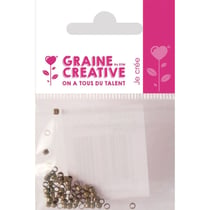 Graine Créative - Perles à écraser (Plombs) 2mm 60 pièces - Bronze