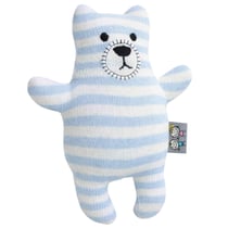 Peluche doudou ourson en coton tricoté