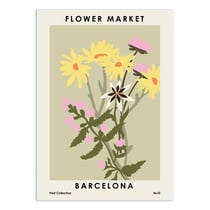 Affiche 30x40 cm - Flower Market Barcelona - NKTN