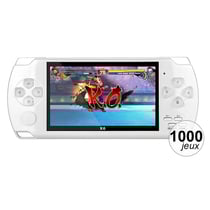 Avizar Console émulateur portable 4.3 pouces avec lecteur audio/vidéo Blanc