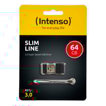 Clé usb 64GO Intenso Slim Line 3.0 noire