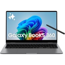 PC portable - SAMSUNG - Galaxy Book5 360 - 15,6" - Intel Core Ultra 5 - 16 Go RAM - 512 Go SSD