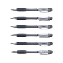 Lot de 6 porte-mines PENTEL Fiesta II - Pointe 0,5 mm - Corps noir