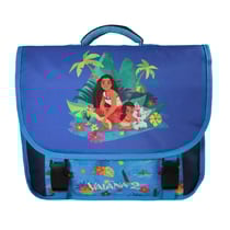 Cartable Vaiana 38 cm bleu 2 compartiments école primaire – bagtrotter