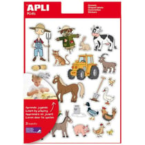 Apli Agipa - Gommettes La ferme x 66