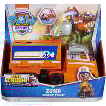 Pat patrouille truck rescue : zuma et son camion animaux - figurine chien et baleine - vehicule de luxe - paw patrol - spin master - 20139135