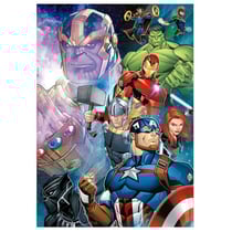 Puzzle marvel : thanos vs avengers 300 pieces - super héros, film, cinéma, - educa - 19680