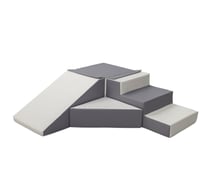 Set de 4 blocs blanc gris - Velinda