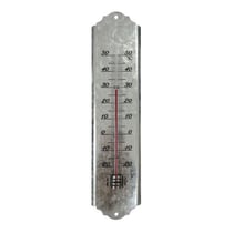 Thermomètre traditionnel zinc XL 30 cm