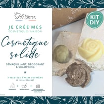 Kit Cosmétique solide - Cosmétique Maison - 3 recettes