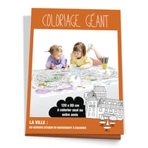Coloriage Géant Pour Enfants La Ville 80 X120 Cm