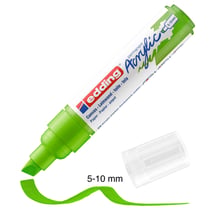 Marqueur Acrylic Edding 5000 - Pointe Large biseautée - Vert Jaune