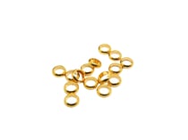 40 Perles intercalaires rondelles 4mm Or 18K