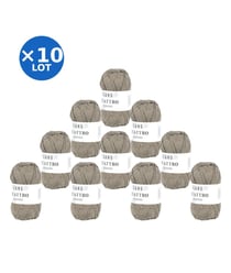 Lot de 10 pelotes QUATTRO de Lang Yarns – 500 g de coton mercerisé 99 Vert