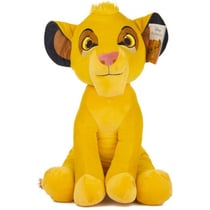 Grande peluche disney le roi lion : simba 62 cm - doudou xl - licence disney