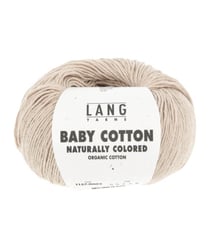 Pelote à tricoter BABY COTTON NATURALLY COLORED – Lang Yarns 02 Beige