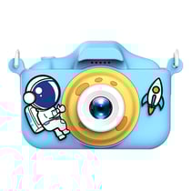 Avizar Appareil Photo Numérique pour Enfant Double Objectif Astro Qualité HD Bleu