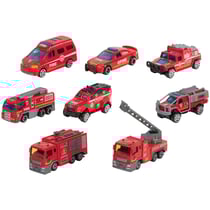 Set de 8 Véhicules en métal pompier - WDK GROUPE PARTNER