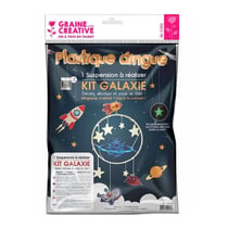 Kit Plastique Dingue Suspension Galaxie - Graine Creative