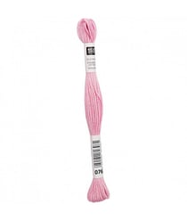 Fil à broder mouliné Uni - Rico Design 076 Rose