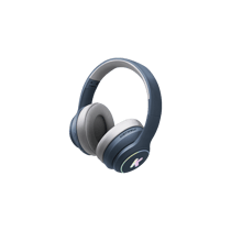 K-EARS Casque audio bluethooth bleu