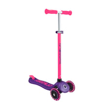 Trottinette 3 roues PRIMO PLUS LIGHTS NEON  Violet - Globber
