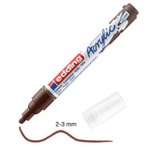 Marqueur Acrylic Edding 5100 - Pointe Moyenne - Chocolat