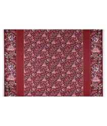Tissu coton nappe placé colombes de 135 cm de largeur colombecassis vendu par 50 cm