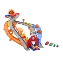 Piste de Course Rescue Road - Coffret de quatre véhicules - Disney Pixar - JFL57