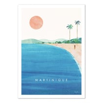 Affiche 50x70 cm - Martinique - Henry Rivers