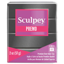 Premo accents graphite perle - pâte 57 gr - Sculpey
