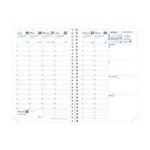 AFFAIRES SPIRALÉ FR Recharge - 10x15 cm - Semainier - 14 mois de décembre à janvier