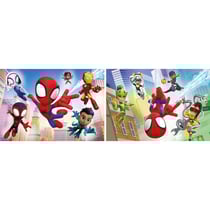 Puzzles spidey marvel : les aventures de spidey et ses amis 2 x 60 pièces - supercolor - clementoni - 21625