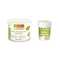Pâte de pistache 200 g + colorant vert arôme pistache