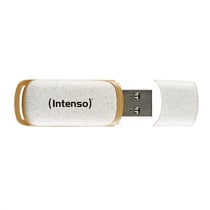 Clé USB Intenso Green Line – 128 Go – Usb-A 3.2 – Boitier biodégradable – Beige