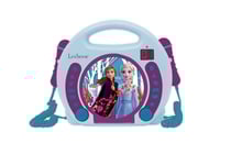 Lecteur CD portable avec 2 microphones Reine des Neiges
