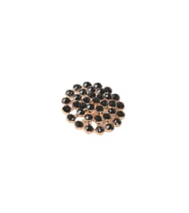 Bouton strass noir