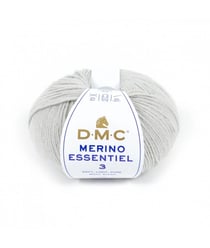 Pelote de laine Merino Essentiel 3 - DMC - Certifié Oeko-Tex 962 Gris