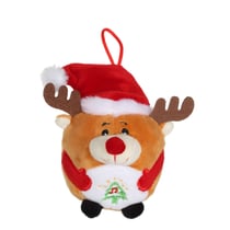 Peluche - Renne - Bouille de Noël sonore 13 cm