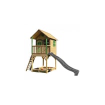 AXI Classic Sarah Maisonnette Marron vert Toboggan Gris - Axi House