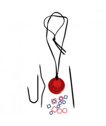 Kit collier magnétique pour tricoteuse Cherry Berry - Knitpro Rouge