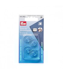Canettes plastique 20,5mm X 4 pour machine à coudre - Prym Bleu