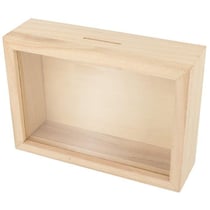 Tirelire cadre 12x17x5 cm - bois - Artemio