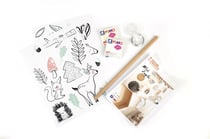 Kit suspension Promenons nous dans les bois - Graine Creative - Beige