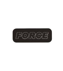 Lot de 3 écussons thermocollants force noir 6,5cm x 2,3cm